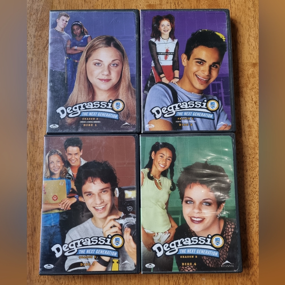 Degrassi THE NEXT GENERATION~4 DVD Disc Set ~ Season 2